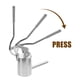 thumbnail image 3 of Máquina de prensa de fideos de acero inoxidable de 1 UNID MÁQUINA DE PRENSA DE ACERO INOXIDABLE (PLATA), 3 of 6