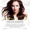 thumbnail image 3 of Hair Dye Shampoo, Hair Care, Hair Care Shampoo,3 In 1 Haircare Instant Dye Shampoo, Natural Hair Color Shampoo For Gray Hair Coverage, Suitable For Women & Men,Black, 3 of 5