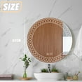thumbnail image 7 of YOSHOOT LED Round Bathroom Vanity Mirror with Lights, 24" Dimmable Circle Makeup Mirror, 3 Color Lighting Modes & Touch Screen, Wall Mounted Anti-Fog Frameless Illuminated Mirror, B, 7 of 7