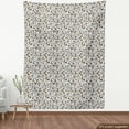 thumbnail image 4 of Ambesonne Leopard Fabric by the Yard Upholstery, Wild Cat Skin Plain Back, 1 Yard, Pale Brown and Charcoal Grey, 4 of 5