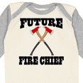 thumbnail image 4 of Inktastic Future Fire Chief Firefighter Boys or Girls Long Sleeve Baby Bodysuit, 4 of 5