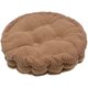thumbnail image 3 of Cojines de silla redondos Cojines de almohada de tatami gruesos para asiento de automóvil de oficina en casa, marrón, 3 of 5