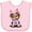 AD-Pink, variant on Inktastic Love Bug Yorkie Boys or Girls Baby Bib