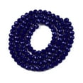 thumbnail image 3 of Opaque Solid color Imitation Jade Glass Beads Strands Faceted Rondelle Blue 3.5~3.8x3mm Hole: 0.4mm 105~110pcs/strand 29~31cm, 3 of 3