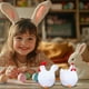 thumbnail image 4 of Decoraciones de Pascua, adornos de Pascua, regalos de Pascua. Juego de 2 piezas de decoración de gallo y gallina de Pascua. Decoración para el hogar, regalos para la sala de estar, decoraciones de res, 4 of 6