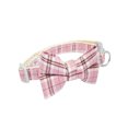 thumbnail image 3 of Pet Enjoy Cat Collar with Bow Tie,Cute Plaid Design Bowknot Collar For Cat Dog,Adjustable Safety Kitty Kitten Collars Pet Grooming Accessories, 3 of 8