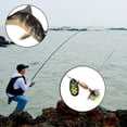 thumbnail image 2 of LUSHAZER Cuchara de Lentejuelas Wobble Señuelo de Pesca Spinner Cebo de Pesca Tackle (4.4g) Tmvgtek Para Estrenar, 2 of 6