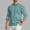 Green-striped shirt, variant on FRSASU 3/4 Sleeve Raglan Shirt Men Casual Crewneck Baseball T-Shirts Spring Fall Sport Athletic Basic Tee Color Block Tops Light Blue