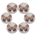 thumbnail image 6 of WOBOGO Dreamy Butterfly Round Placemats Set of 1 Heat Resistant Washable Kitchen Table Decorations 15.4in, 6 of 7