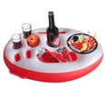 thumbnail image 3 of Portavasos Inflable Cgtredaw PVC Respetuoso con el Ambiente Flotante Rojo, 3 of 9