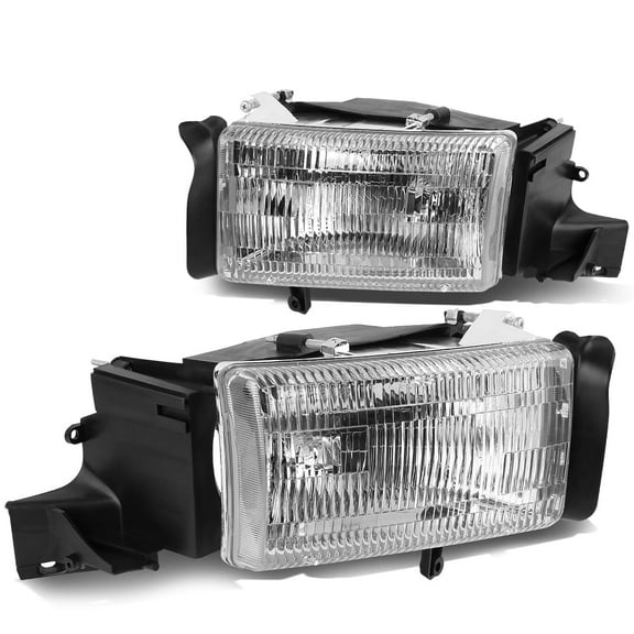 DNA Motoring  For 1994-2001 Dodge Ram 1500 2500 3500 OE Style Headlight Pair Replacement