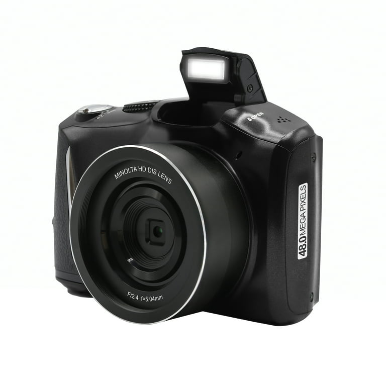 Minolta MND50-BK MND50 16x Digital Zoom 48 MP/4K Ultra HD Digital Camera  (Black)