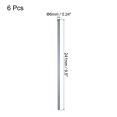 thumbnail image 2 of Reutilizables Metal Pajitas 6uds, Inoxidable Acero Recto Beber Pajita 9.5 Largo Adecuado para Leche Batido Bebida Jugo - Arcoíris, 2 of 5