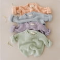 thumbnail image 6 of GYRATEDREAM Toddler Boys Girls Crewneck Sweaters Kids Fall Long Sleeve Cute knit Pullover Shirts Tops for 1-9Y Blue, 6 of 9