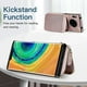 thumbnail image 3 of Funda tipo cartera para Huawei Mate 30 Pro con tarjetero y correa para el hombro para mujer, 3 of 5