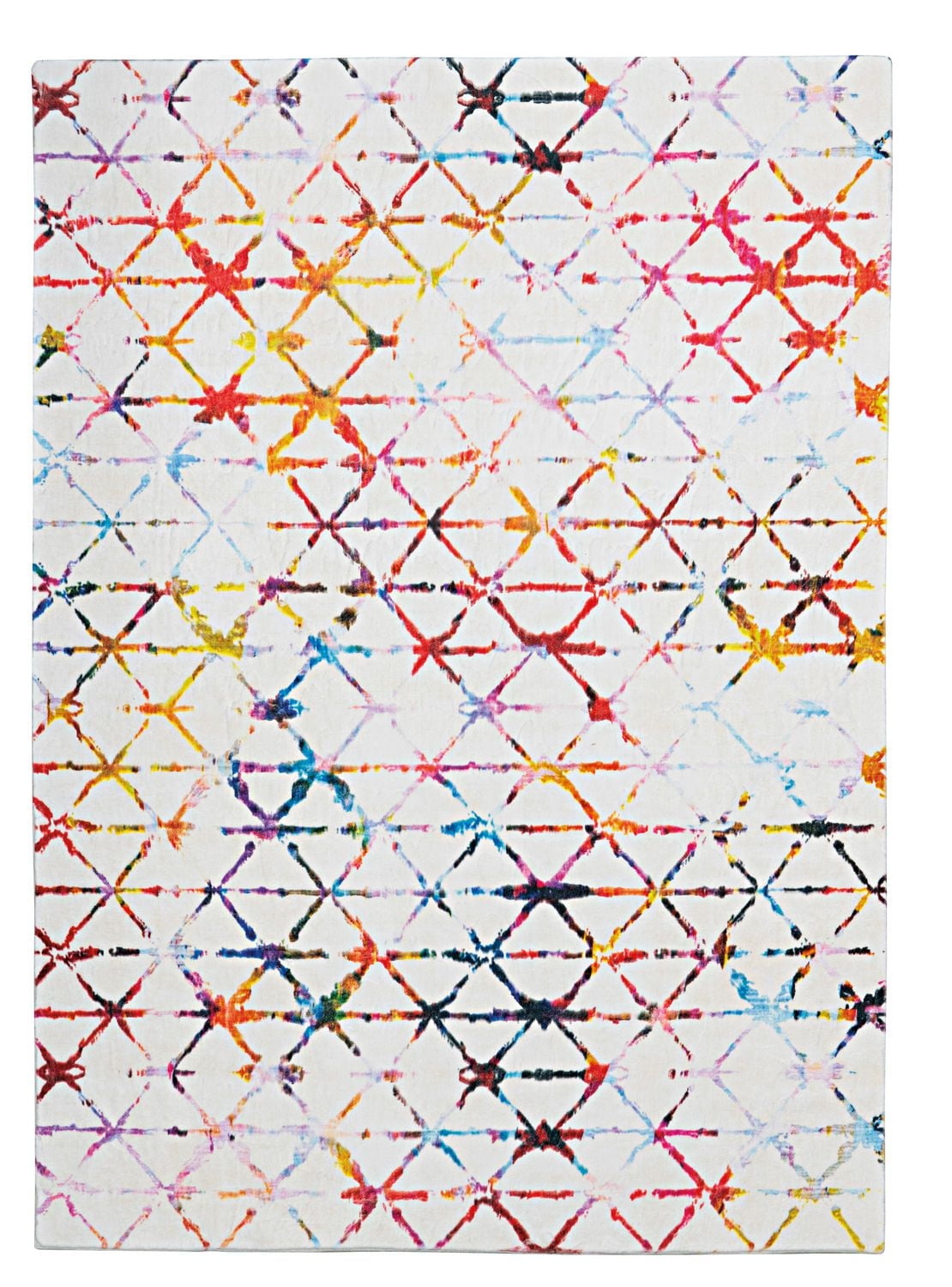 Motif Printed Faux Rabbit Felix Ivory & Multi 5 ft. x 7 ft. Area Rug