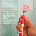thumbnail image 2 of Venus Summer Surf ComfortGlide Razor for Women, 3 Blades, Manual Razor, Handle + 3 Razor Blade Refills, Pink, 2 of 10