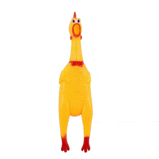 Squeeze Screaming Chicken, Squawking Chicken Toys 30cm Rubber Shrilling Glabrous Gift Chicken Toy Indescriptible Toy Party Joy para adultos niños Pet