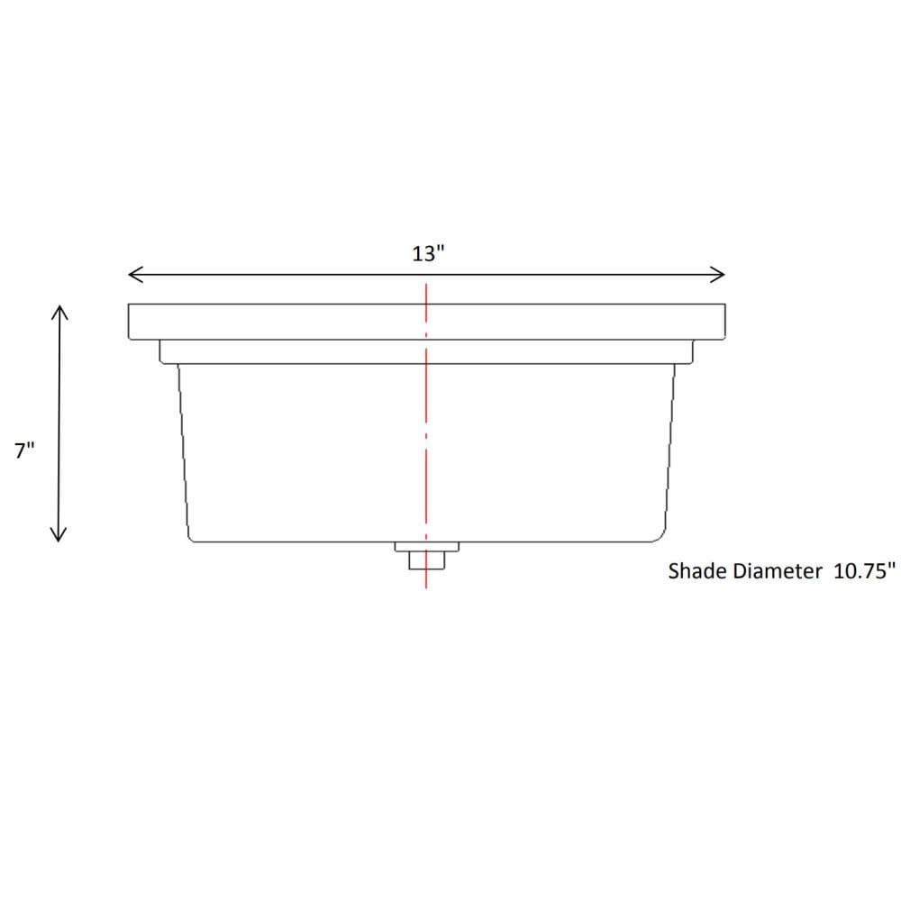 Design House Aubrey 2-Light Indoor Flush Mount Dimmable Ceiling Light with Frosted Glass, Satin Nickel