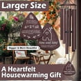 thumbnail image 2 of Campanas de Viento Lintriguingly Home Sweet Home 94 cm Bronce, 2 of 7
