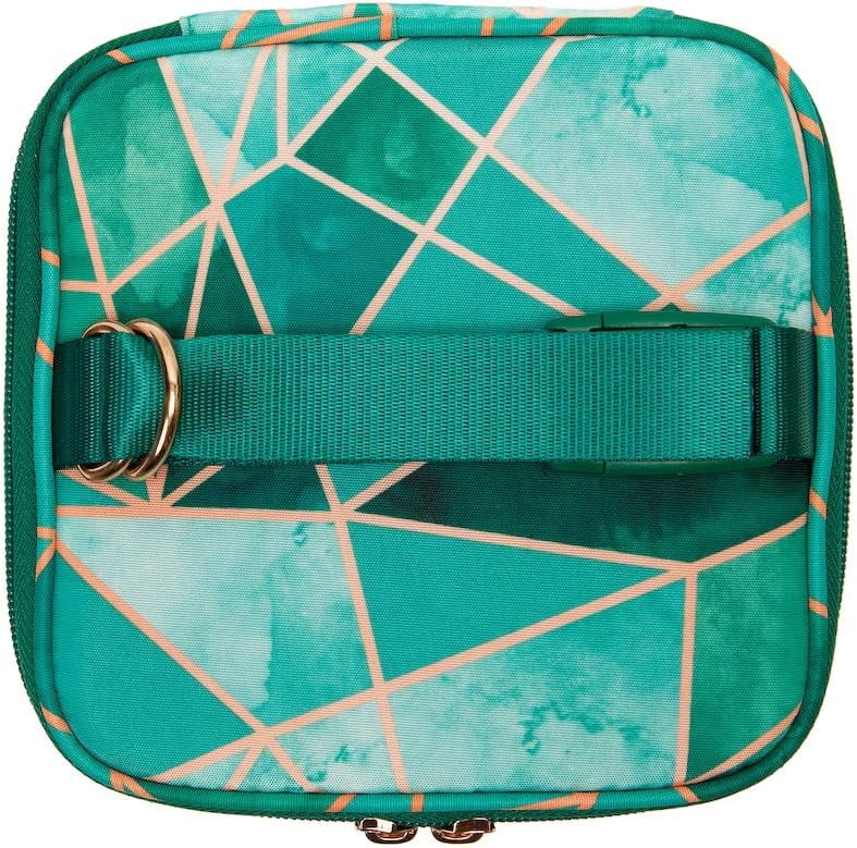 Sarah Wells Cold Gold Breast Milk Cooler Bag with Ice Pack, Insulated Storage for Bottles & Pump Parts, Washable (Limited Edition Mosaic)