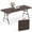 Brown-6FT, variant on WASUHE Folding Table 6 Foot, Heavy Duty Portable Tables with Built in Handle & Steel Legs, Perfect for Camping, Party, Indoor & Outdoor, Black