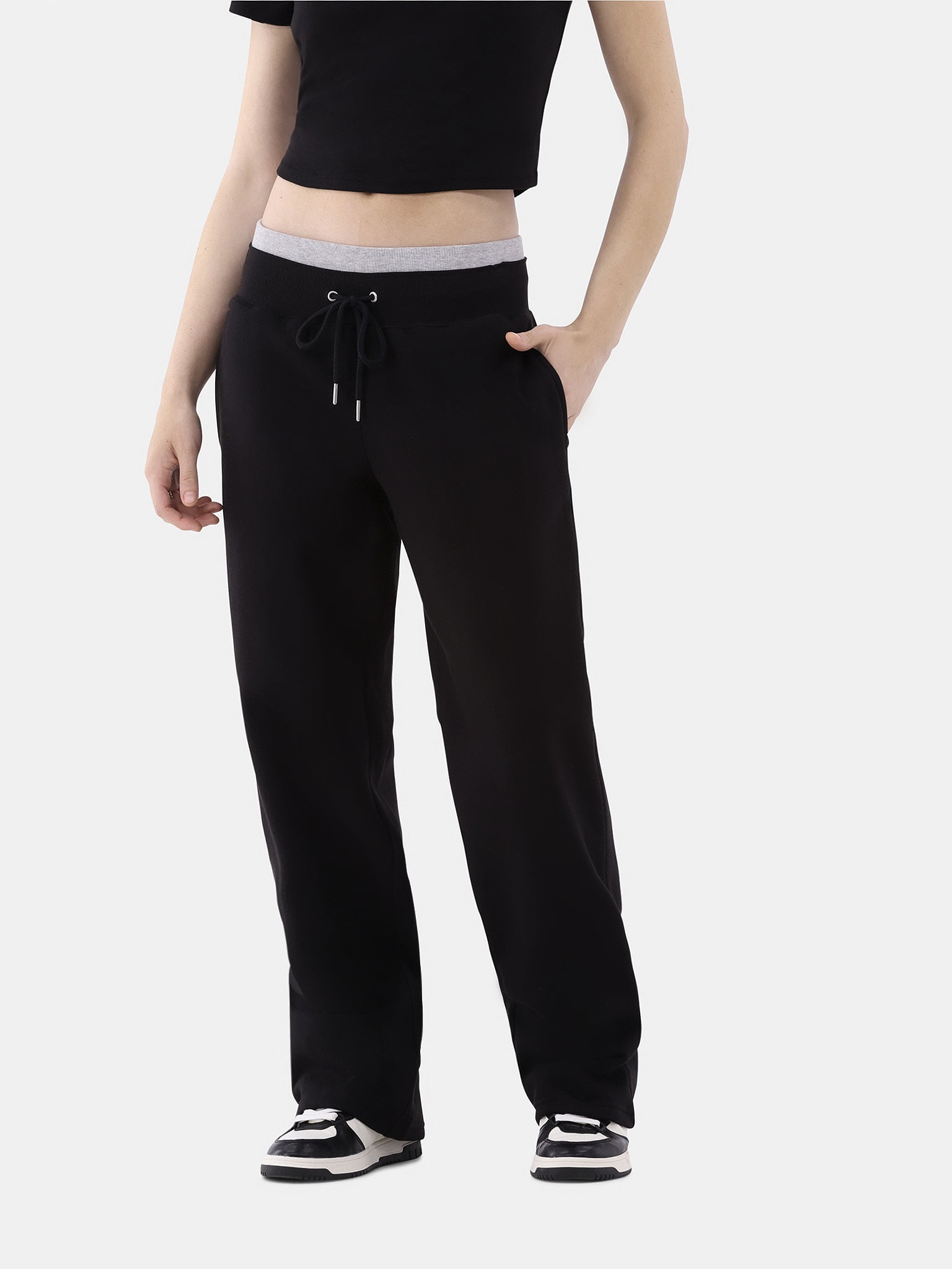 パンツ NOT AFTER TEN SS23 PANTS WITH ELASTIC (NATP003_NERO) Amazon.com: ZINTAOZT Women's Y2K Foldover Waist Striped