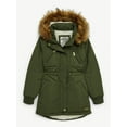 thumbnail image 4 of Justice Girl's Canvas Parka, Sizes XS - XL, 4 of 5