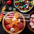 thumbnail image 2 of 400 Pcs  DIY Lollipop Sticks Acrylic Lollipop Stick Acrylic Candy Picks Decorative Cupcake Toppers, 2 of 6