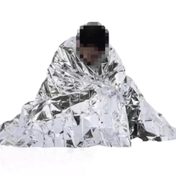 5 mantas de emergencia, equipo aislado, refugio para acampar, mantas de supervivencia, manta térmica Mylar, para equipo de senderismo