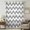 Black, White, Gray, variant on Black Chevron Waves Sheer Curtains 108" Extra Long for Living Room, Modern Abstract Art Boho Geometric Light Filtering Privacy Drapes, Semi Sheer Window Treatment for Floor to Ceiling Window