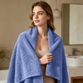 thumbnail image 5 of Leodye 1PCS Large Microfiber Bath Towel, Thick Soft Texture, Quick-dry Lightweight, for Bathroom, Gym and Travel -55.1x27.6in, 5 of 6