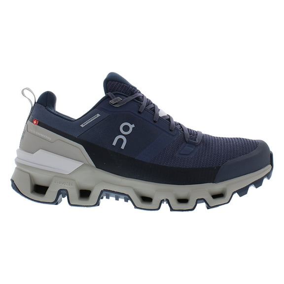 ON Cloudwander Waterproof Womens Shoes Size 6.5, Color: Navy/Desert