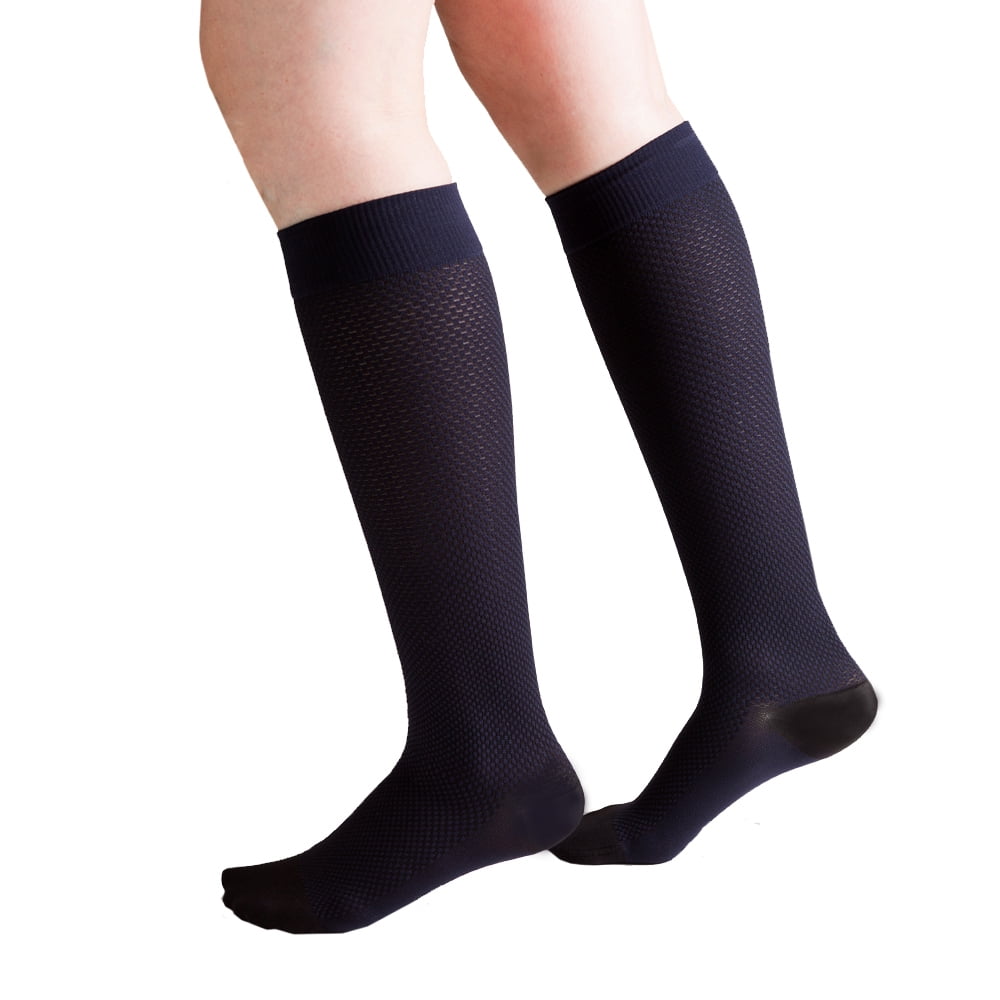 VenaCouture Womens 1520 mmHg Compression Socks, Carbon Centric Pattern