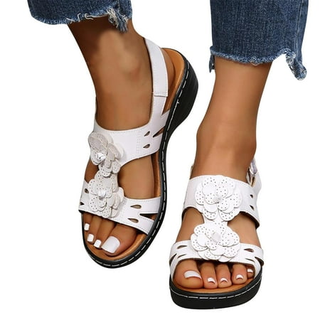 

Njoeus Orthopedic Ssandals For Women Comfortable Dressy Womens Wedge Sandals Summer Walking Wedges - Casual Platform Sandals