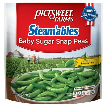 Pictsweet Farms® Steam'ables® Farm Favorites Baby Sugar Snap Peas, Frozen10 oz.