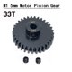 thumbnail image 1 of Engranajes de Motor M1 5mm Rc con tornillos M3 23t-34t piñón de Metal para camión Buggy 1/8 Rc JShteea  libre de BPA, 1 of 8