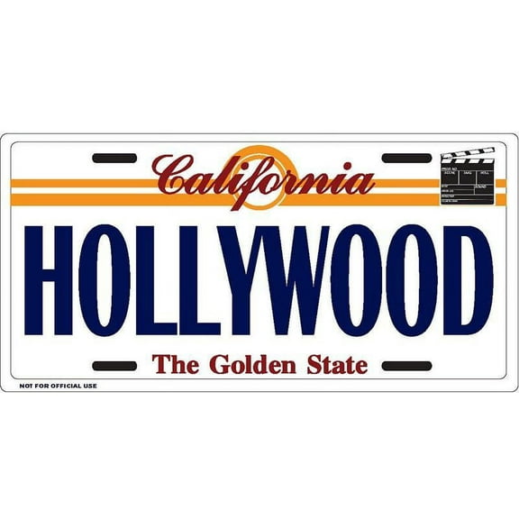 Hollywood Clapboard icon License Plate