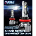 thumbnail image 2 of CRUEL Ampollas LED H11 55 W, OUSHI H8 H9 Kit de conversión de feux antibrouillard de voiture, 12 000 lúmenes super luminosos IP68 étanches, 6000 K xénon blanco (lote de 2), 2 of 5