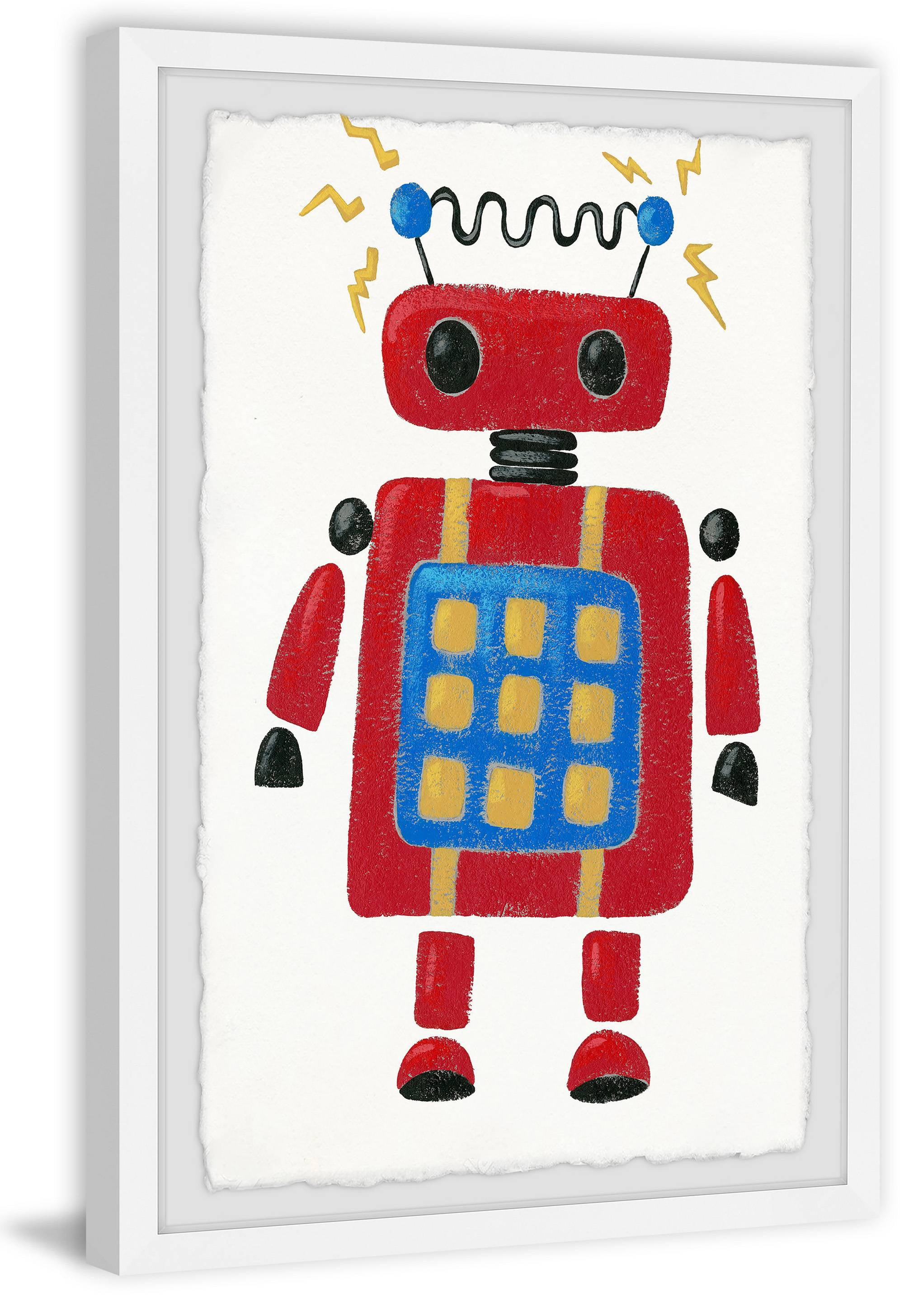 Marmont Hill Electric Robot Framed Wall Art