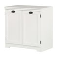 thumbnail image 2 of South Shore Harma 2-Door Storage Cabinet, in Pure White, 2 of 13