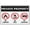 Warning Sign 3, variant on Please Use Hand Sanitiser Sign Safe Sign, Signs Outdoor, 8"x12", Sign For Home, Business, Driveway Alert