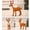 🔥 A_New, variant on Spotted Deer Christmas Decorations Simulated Reindeer Figurine Ornaments Cute Holiday Toys for Tree Shelf Mantel Tabletop Winter Scene Village Display Kid Friendly Festive Home Party Room Accents Set