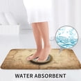 thumbnail image 6 of Bathroom Rugs Sets 3 Piece - Magnetic Old Compass On World Map Absorbent Non Slip Bath Mats, U-Shape Toilet Lid Cover, Contour Mat, Soft Washable Shower Mats Bath Rug Mat for Bathroom Tub Toilet, 6 of 7