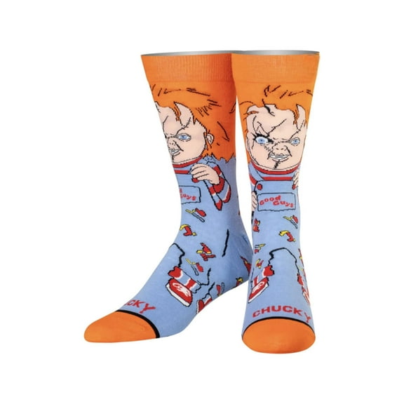 Horror Socks, Fun Novelty Unisex 360 Degree Artwork Character Designed Crew Socks