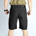 thumbnail image 5 of Dpytoraw Men's Quick Drying Shorts Summer Hiking Trousers Trousers With Pockets Cargo Trousers Short Lightweight Sports Shorts Trekking Trousers Short Men Black, 5 of 5