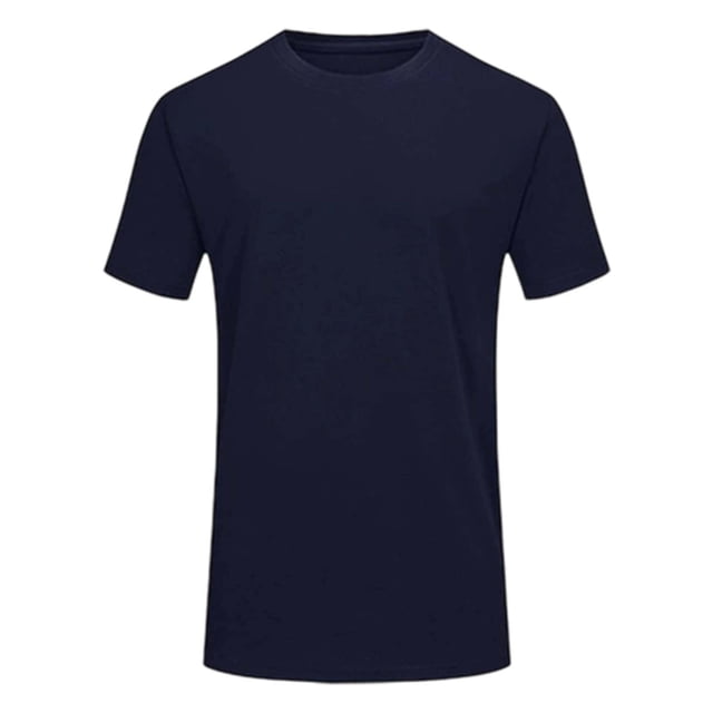 Zhuashum T-Shirts Garçon Col Rond Blouse Légère Évacuant l'Humidité Été Cool Manches Courtes Haut Rétro Ado Bleu Foncé 9-10 Ans
