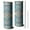 Blue and Orange, variant on 20oz Black Turquoise and Gray Floral Pattern Skinny Tumblers Stainless Steel Tumbler with Lid and Straw,Vacuum Insulated Double Wall Travel Tumbler Cups with Cleaning Brush for Coffee,Tea