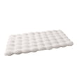 thumbnail image 2 of Plush Fluffy Area Rug, White Room Decor, Cute Room Decor, Floor Decor for Living Room, 20X15 Inch Soft Bubble Textured Non-Slip Mat for Indoor Use, 2 of 5