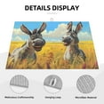 thumbnail image 3 of Vsdgher Funny Countryside Donkey Dish Drying Mat Super Absorbent Drying Mat Large Dish Drying Mats for Kitchen Counter Kitchen Drying Mat 24" x 18", 3 of 7